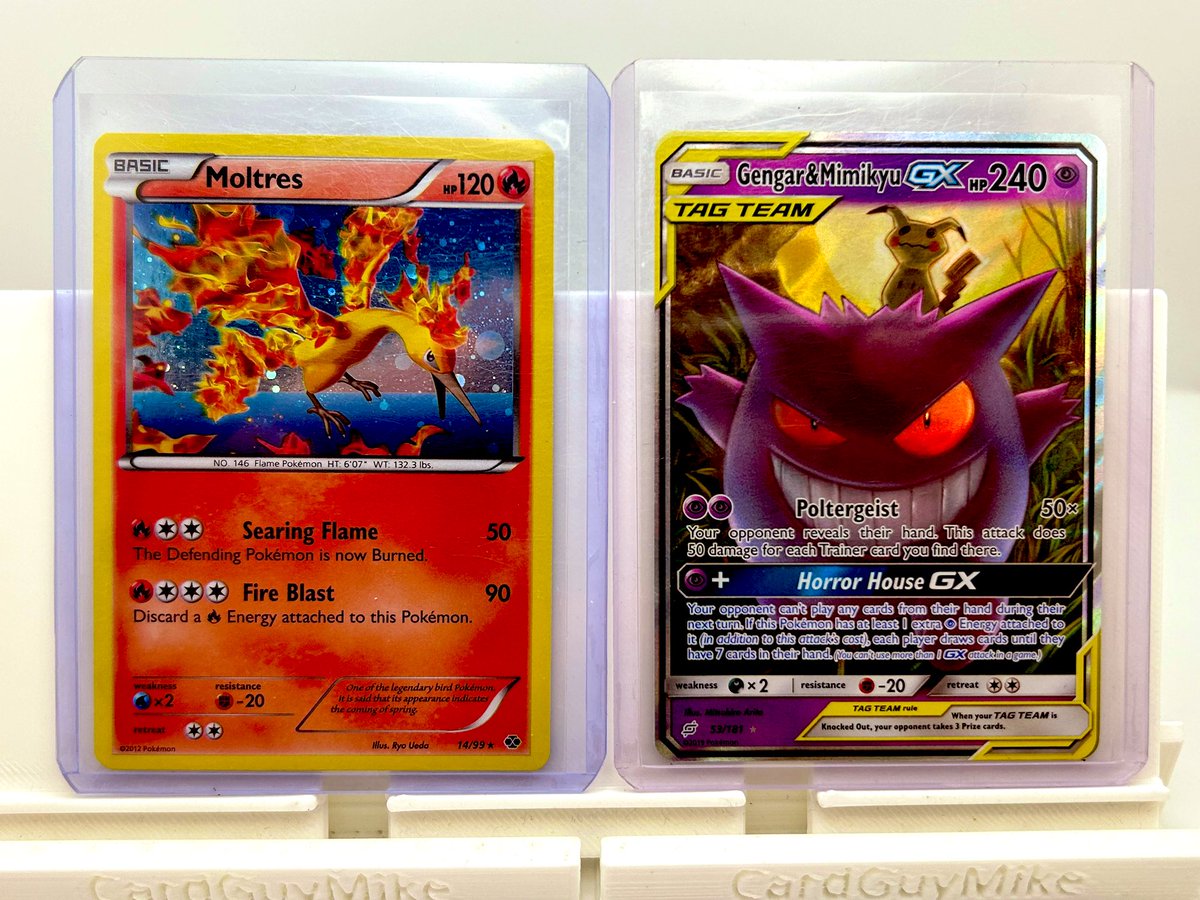 cardguymike1's tweet photo. #CGMPOKESTACKS ($5bmwt $1 pwe)
moltres $4
Gengar & Mimikyu GX $45 https://t.co/cSNmai5D77