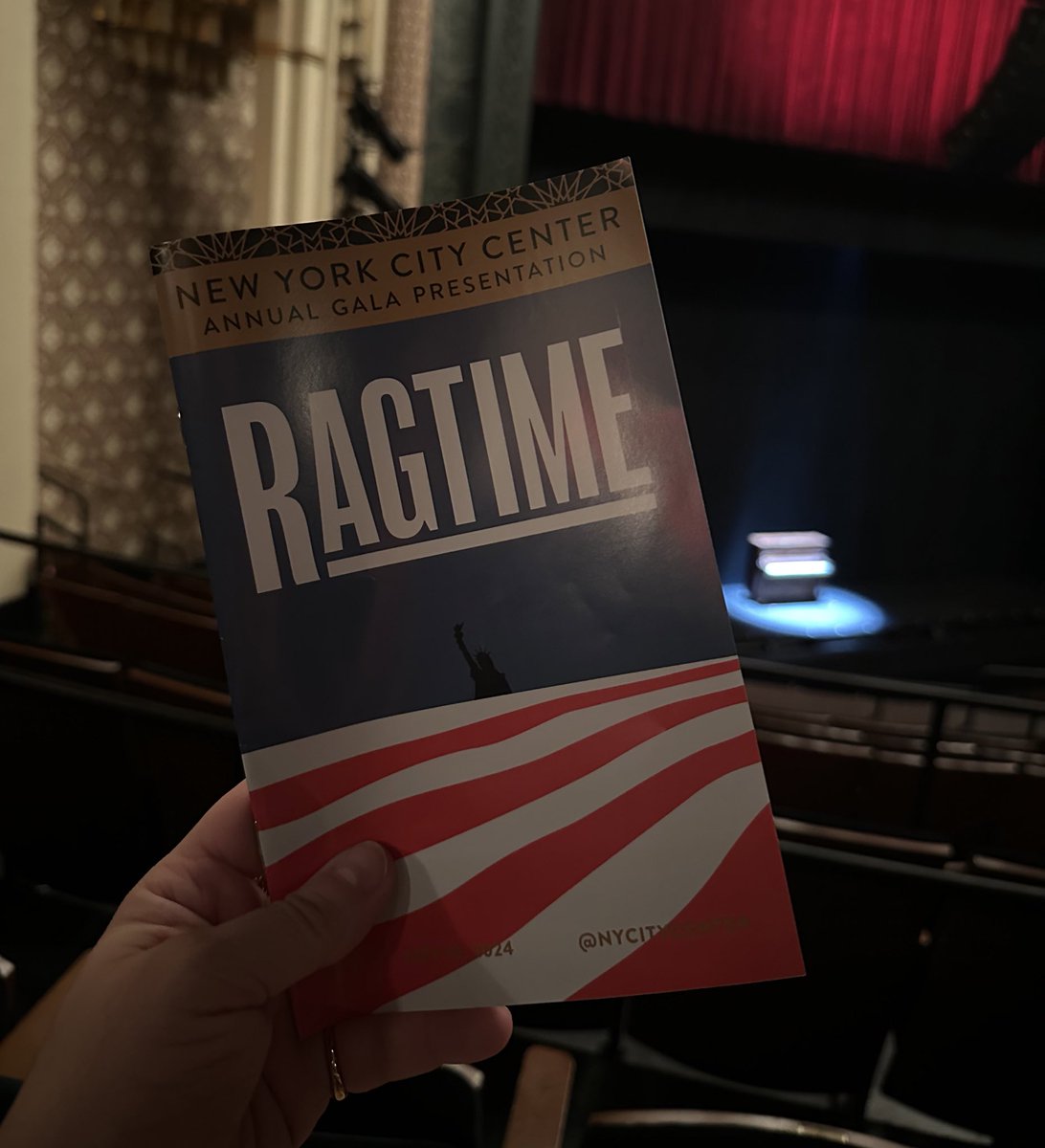 kchrystler's tweet photo. I can’t say enough good things about this production of Ragtime at @NYCityCenter! Joshua Henry’s “New Music” was absolutely incredible! https://t.co/GUJukYJMA4