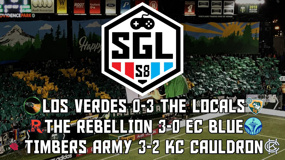 SupportersGamingLeague (@supportersgl) on Twitter photo Results of last night’s stream! Thank you all for tuning in to watch wins from .<a href="/TheLocalsSG/">The Locals</a>, .<a href="/NERebellion/">The Rebellion</a>, and match of the YEAR winner from .<a href="/timbersarmy/">Timbers Army</a>
Only one more game to get to. Stay tuned for that match as well as highlights coming your way this week to fill the void Results of last night’s stream! Thank you all for tuning in to watch wins from .<a href="/TheLocalsSG/">The Locals</a>, .<a href="/NERebellion/">The Rebellion</a>, and match of the YEAR winner from .<a href="/timbersarmy/">Timbers Army</a>
Only one more game to get to. Stay tuned for that match as well as highlights coming your way this week to fill the void