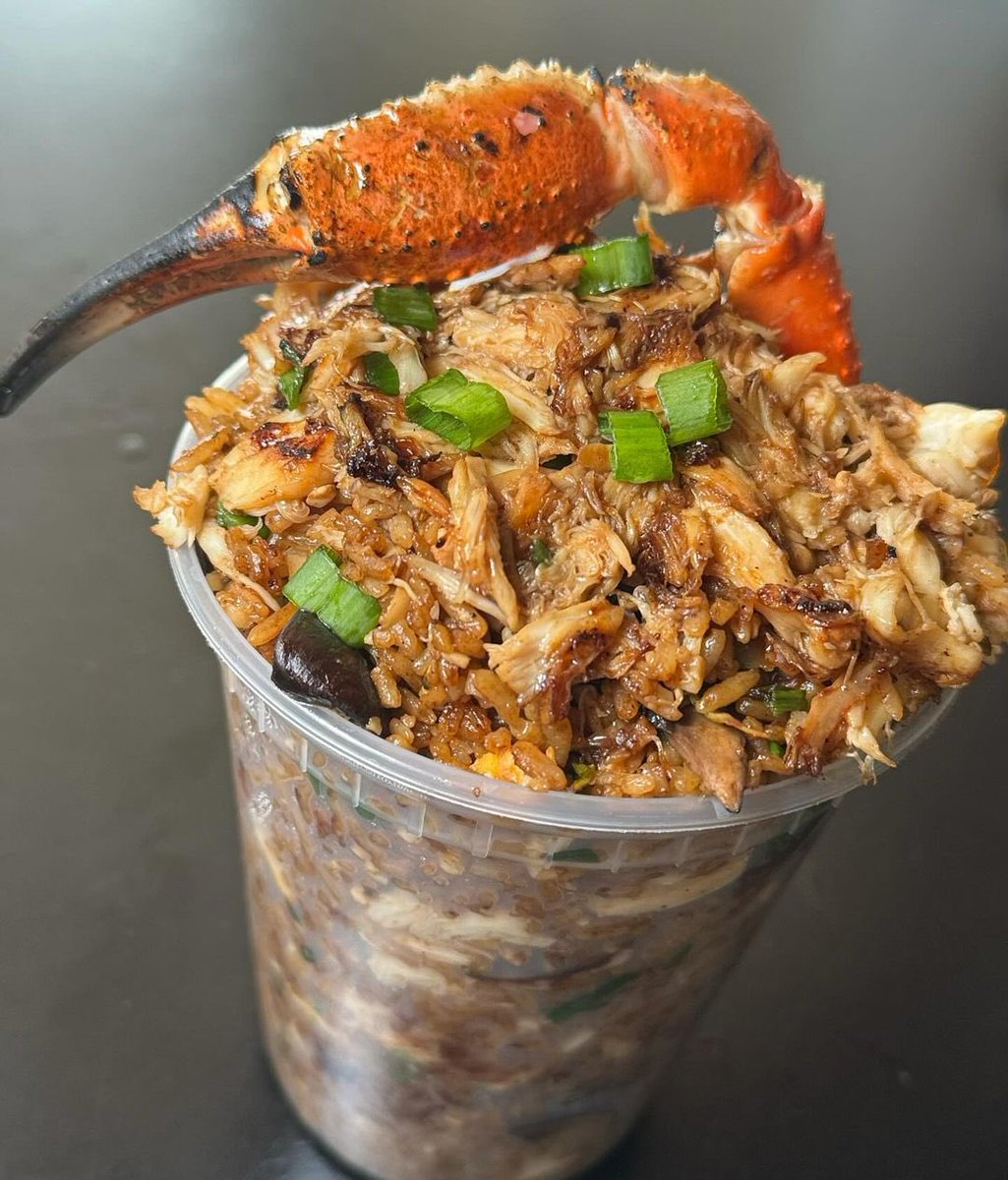 MsBigBack's tweet photo. Crab Fried Rice https://t.co/MzjGu4uZZ0