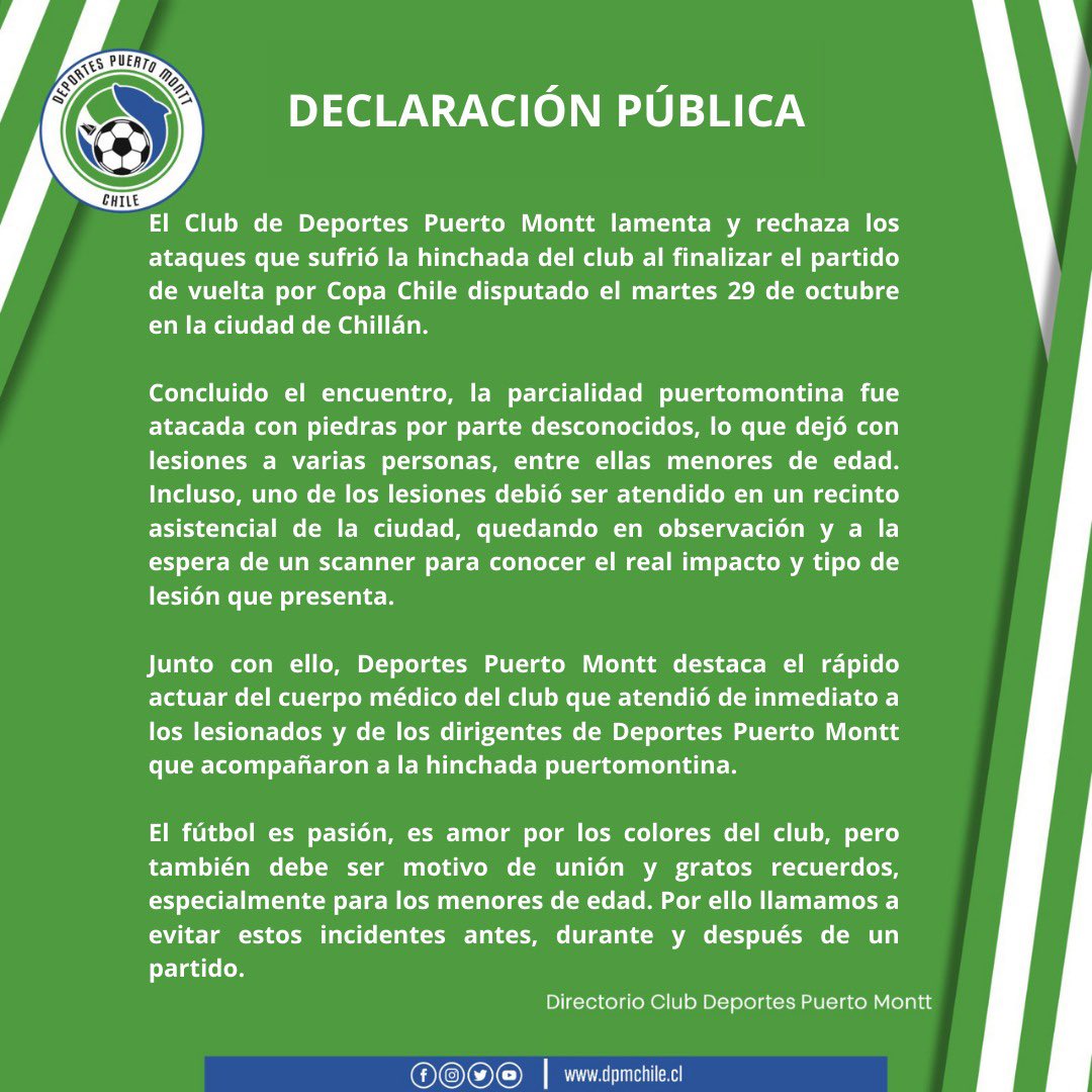 Deportes Puerto Montt tweet media