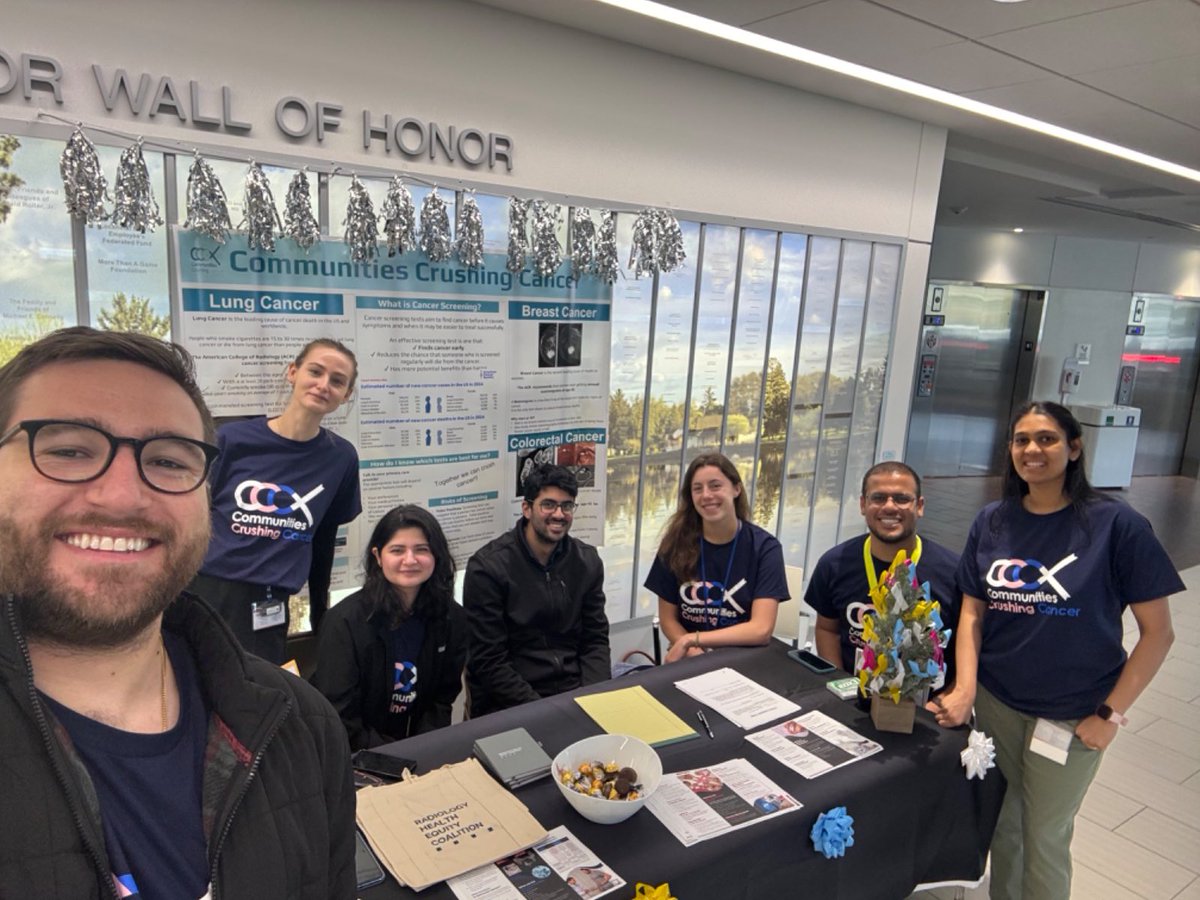 Crush Cancer Campaign at Upstate with our R1s. Uniting for a cause that matters: Together we crush cancer! 💪 #CCC  #RHEC #ACR #meded