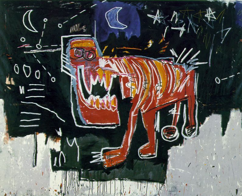 Dog, 1982 #artbots #basquiat
