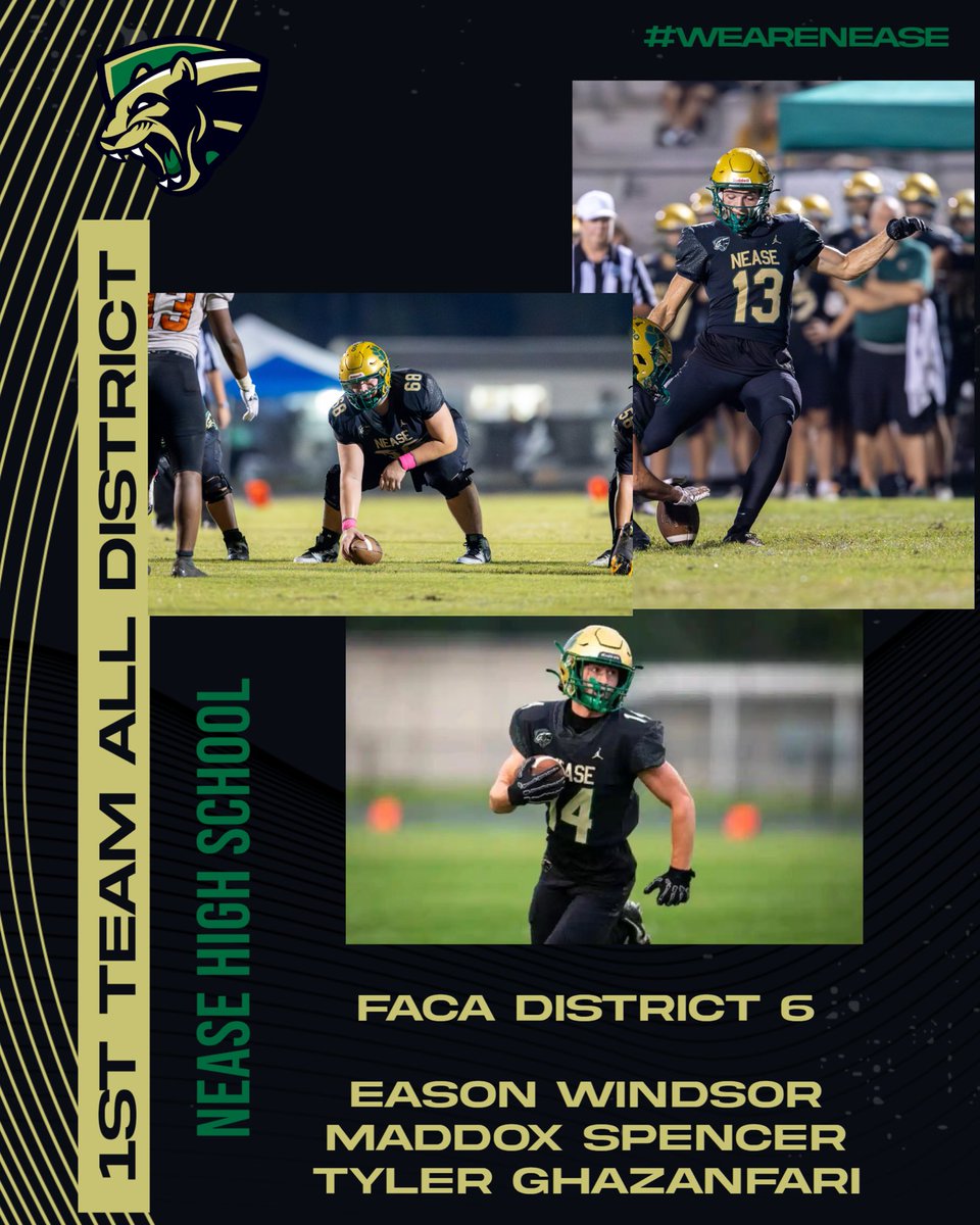 FACA District 6 All-District Offense 

#NEASE