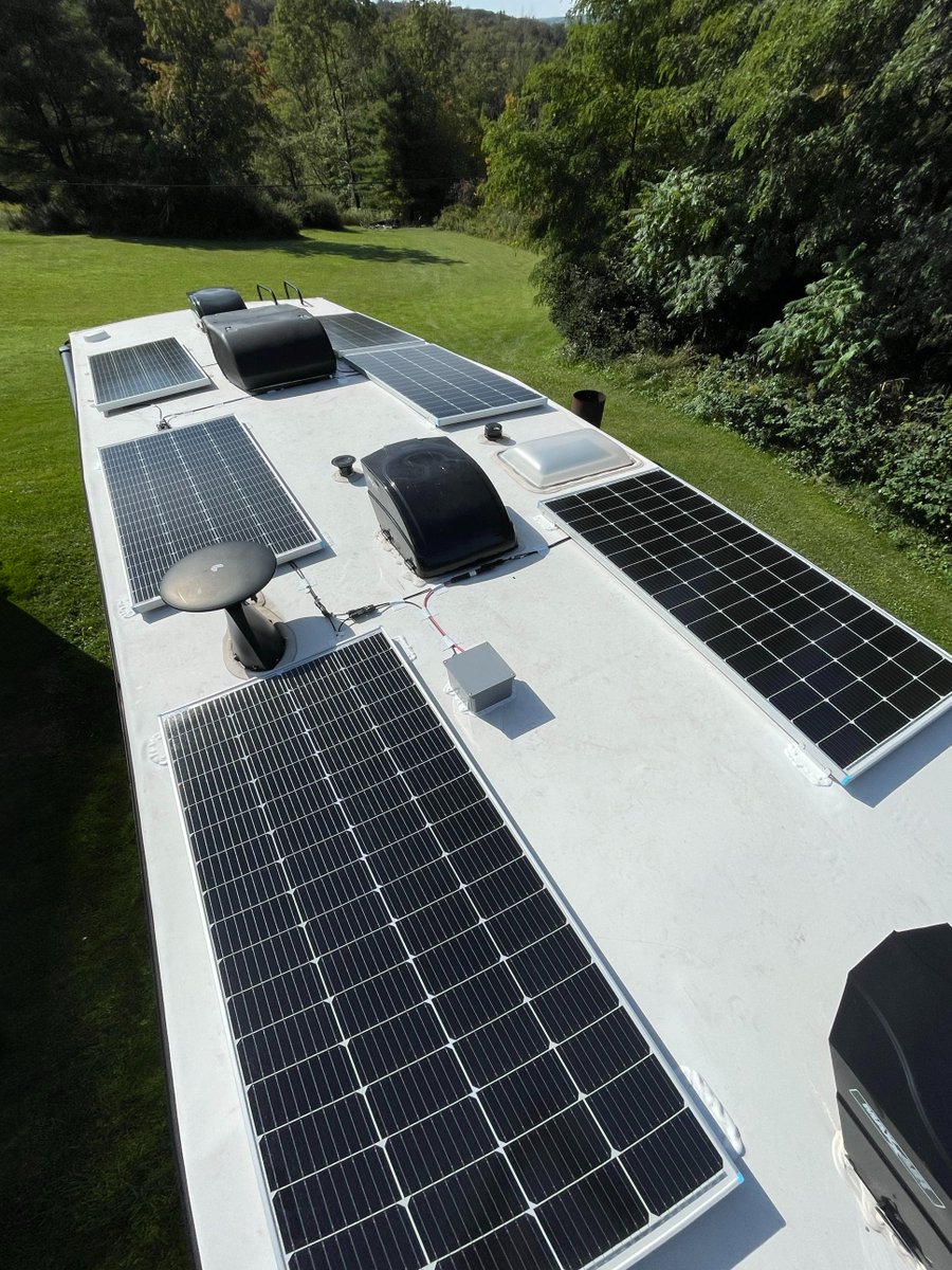 GoRichSolar's tweet photo. Nothing beats seeing our panels out there in action!

Shoutout to our loyal customer Graver Electric LLC for making RICH SOLAR their go-to for reliable energy.

.

.

.

#richsolar #offgrid #solarpower #solarinstall #vanlife #campervanconversion #nomadlife https://t.co/3Xcc3v3yJv