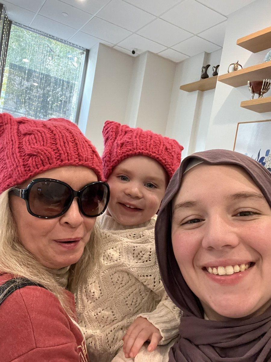 AndreainVA's tweet photo. @Andie00471 Me &amp; my granddaughter with her mom yesterday at Kamala’s Rally! https://t.co/VFrMmsCsW8