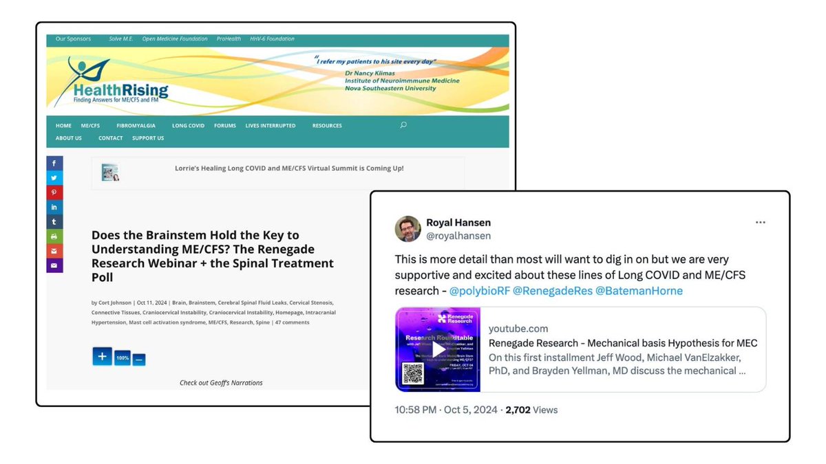 RenegadeRes's tweet photo. We got a lot of great feedback on the mechanical basis #MEspine2024 roundtable last month! 

Check out @CortJohnson's summary of it: https://t.co/V4xcJUljNB

Join us for Part 2 this Friday! https://t.co/ZdNPs1vtDB https://t.co/a3gBo3RJth