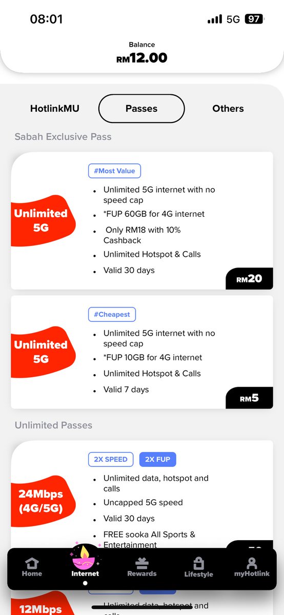 Mr_Robertho's tweet photo. I think @Maxis @MaxisListens is giving the best value for your buck. Unlimited call and unlimited data(5G) for only RM5 a week is the best. Thank you maxis. Been using the Internet Pass for 3 weeks now I really grateful. https://t.co/ixwWIJyawf