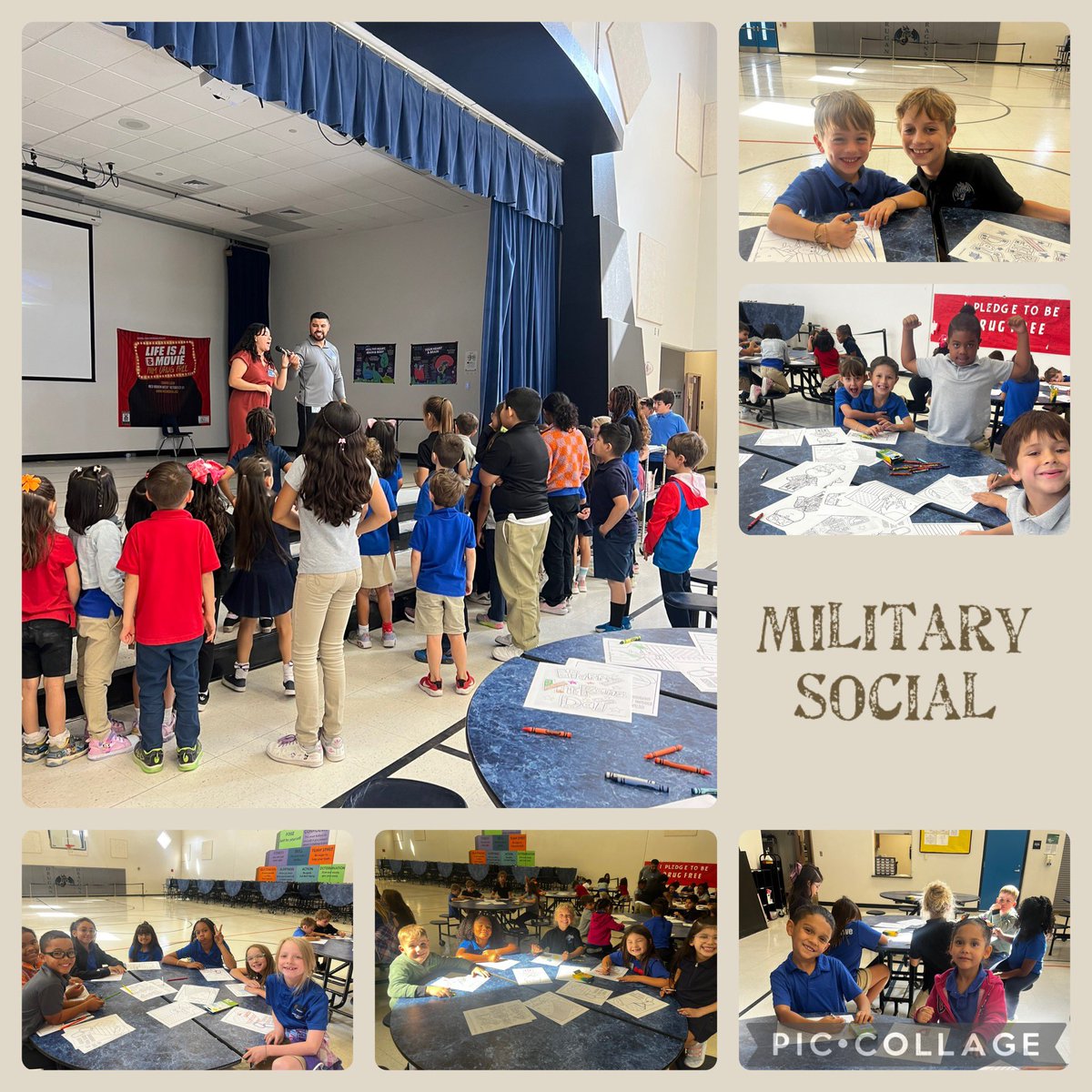 MamaEstrellaR's tweet photo. Military Social with @RLeyva_JDS and CIS! The students enjoyed hanging out with friends! 🍭 @JDrugan_K8 @CISElPaso @SocorroISD #dragonlegacy🐉 https://t.co/MEydxKJ3Tr