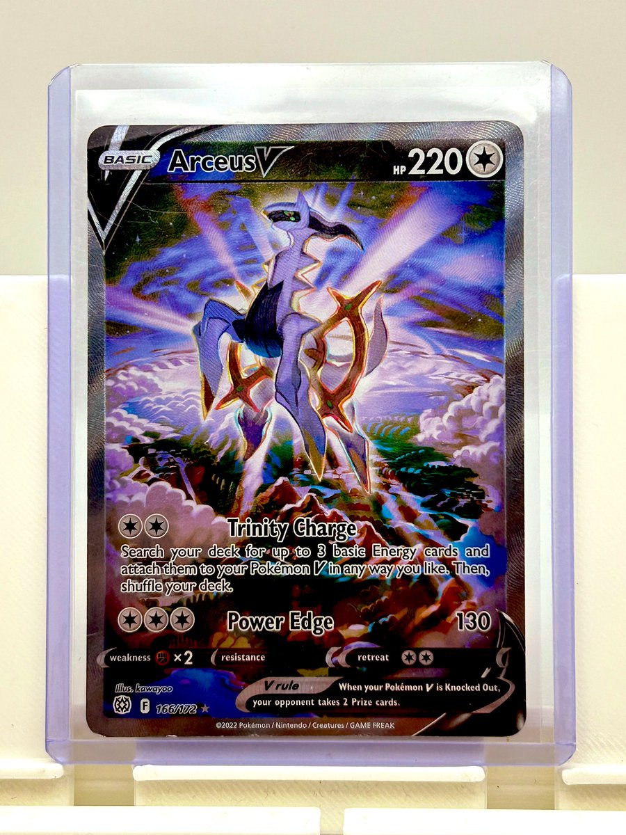 cardguymike1's tweet photo. #CGMPOKESTACKS ($5bmwt $1 pwe)
Arceus v MP $22.5 https://t.co/oYtxCqXNXN