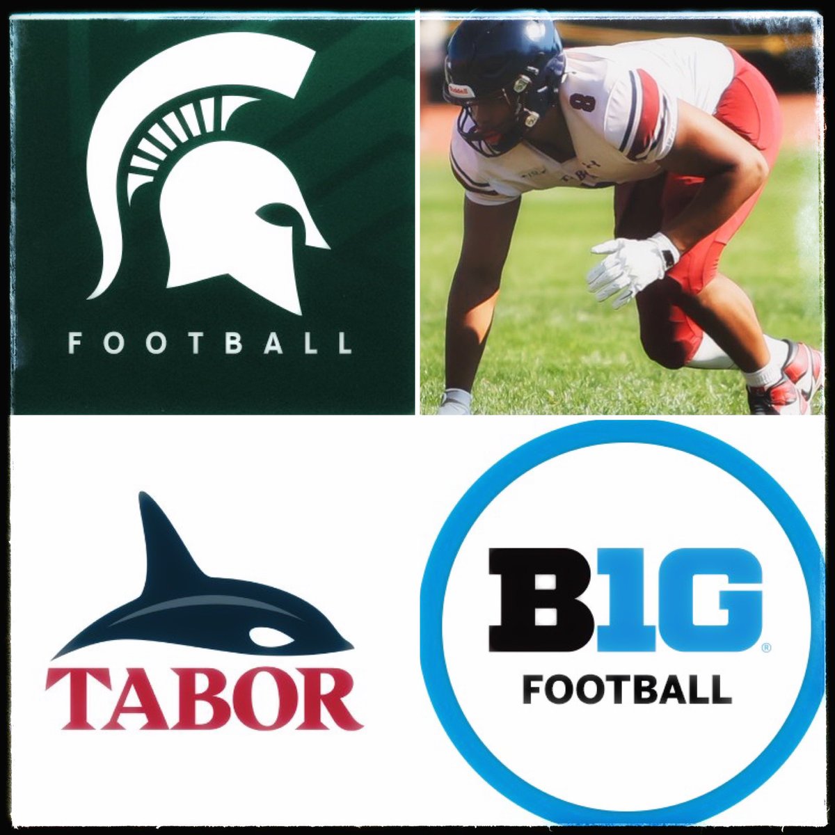 ๐ต๐ฉ๐ฆ๐๐๐๐ (@ne6_fbrecruits) on Twitter photo #theSIX
O F F E R E D๐ค
Congrats to <a href="/TASeawolfFB/">Tabor Academy Football</a>โs 6โ5 255 DE <a href="/Cartergooden8/">Carter Gooden</a> โ โ26 prospect โ earning a <a href="/B1Gfootball/">Big Ten Football</a> offer from <a href="/MSU_Football/">Michigan State Football</a>โผ๏ธ #theSIX
O F F E R E D๐ค
Congrats to <a href="/TASeawolfFB/">Tabor Academy Football</a>โs 6โ5 255 DE <a href="/Cartergooden8/">Carter Gooden</a> โ โ26 prospect โ earning a <a href="/B1Gfootball/">Big Ten Football</a> offer from <a href="/MSU_Football/">Michigan State Football</a>โผ๏ธ