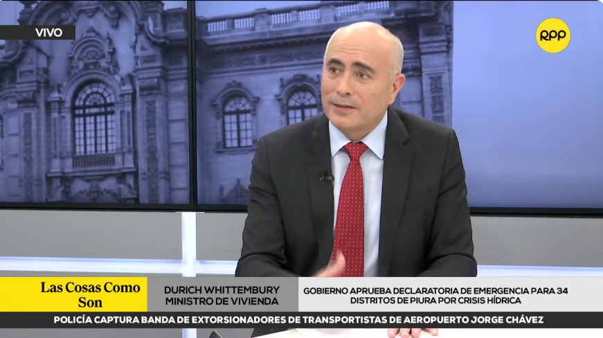 viviendaperu's tweet photo. 📌El Ministro de Vivienda, ing. Durich Whittembury,  en entrevista en @RPPNoticias se pronunció sobre la declaratoria de Estado de Emergencia en Piura, indicó que "esta decisión nos va a permitir que la EPS GRAU pueda invertir en la rehabilitación de los 36 pozos que se encuentran operando en Piura. Ello contará con una inversión de 15 millones de soles aproximadamente para el equipamiento que nos va a permitir aumentar la producción de agua de cada uno de estos pozos".