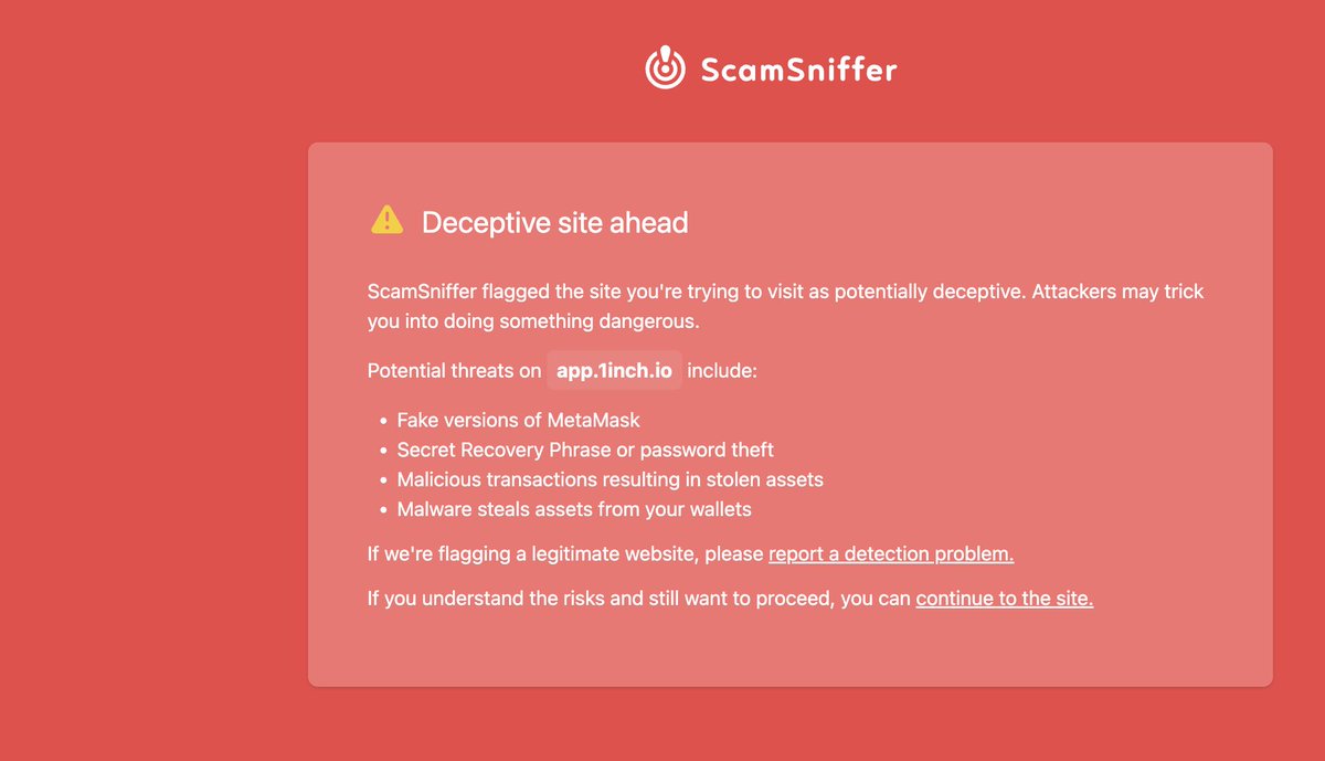 ⚠️ Lottie Player faced a supply chain attack earlier today, impacting  projects like 1inch and Movement. Our system automatically blocked the  affected domains to keep you safe! 🚫🔒