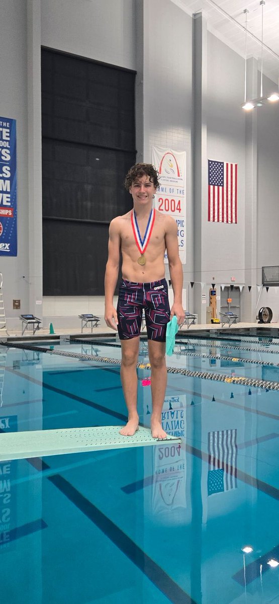 Congratulations to Elijah Quest for placing 1st at GAC - South Conference. Elijah not only captured 1st place but finished with a New School, 11 Dive,  Record of 418.70!