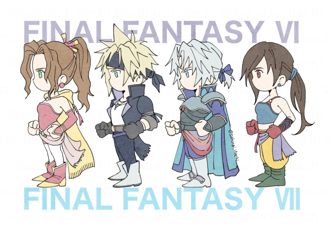sakurai_itachi's tweet image. 今日からFF6コラボ！
好き×好きですごく嬉しい。
#FF7EC
