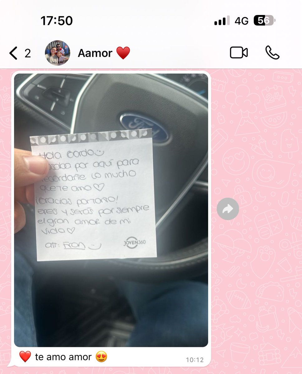 francescavaleri's tweet photo. Que nunca se pierdan estos pequeños detalles ♥️✨
Cartitas sorpresas a mi esposo @_JamesGarciaa https://t.co/CvNZR2sNjB