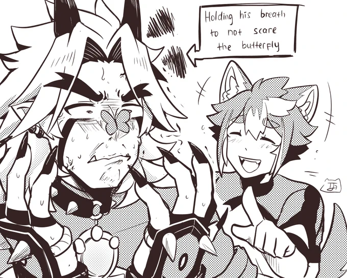 i'm sad again so I draw my sunshines #ittorou #aratakiitto #gorou 