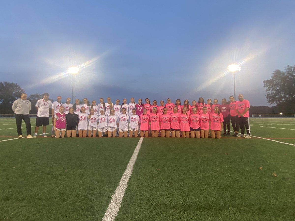 Thanks to Lakeland for coming out on our Pink Out. Beautiful night for soccer! And a great cause.