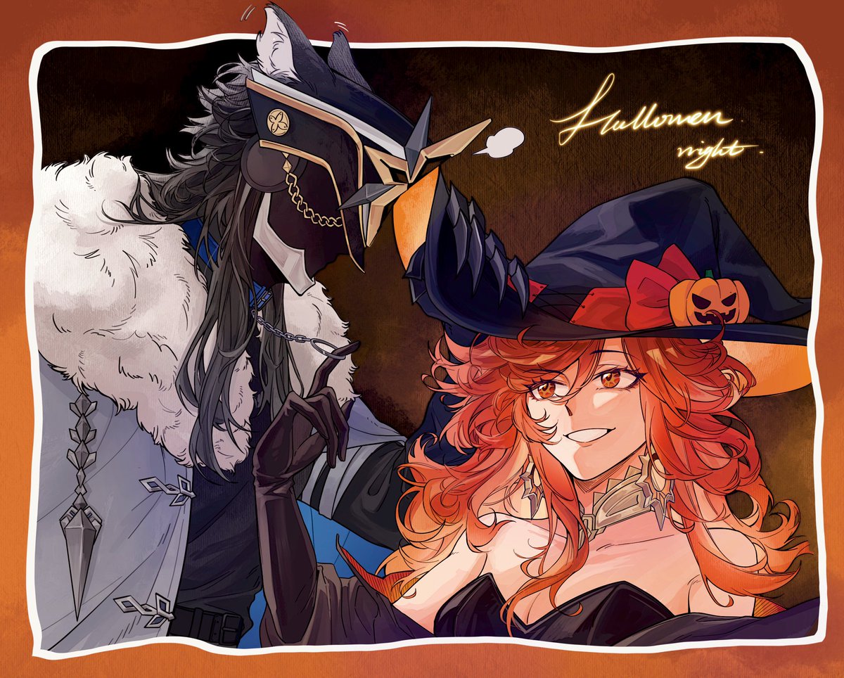 AFF74657844's tweet photo. #GenshinImpact #mavuitano
 #mavuika 
 #Capitano 
魔女与黑猫🎃 https://t.co/vgVC7zlvuy