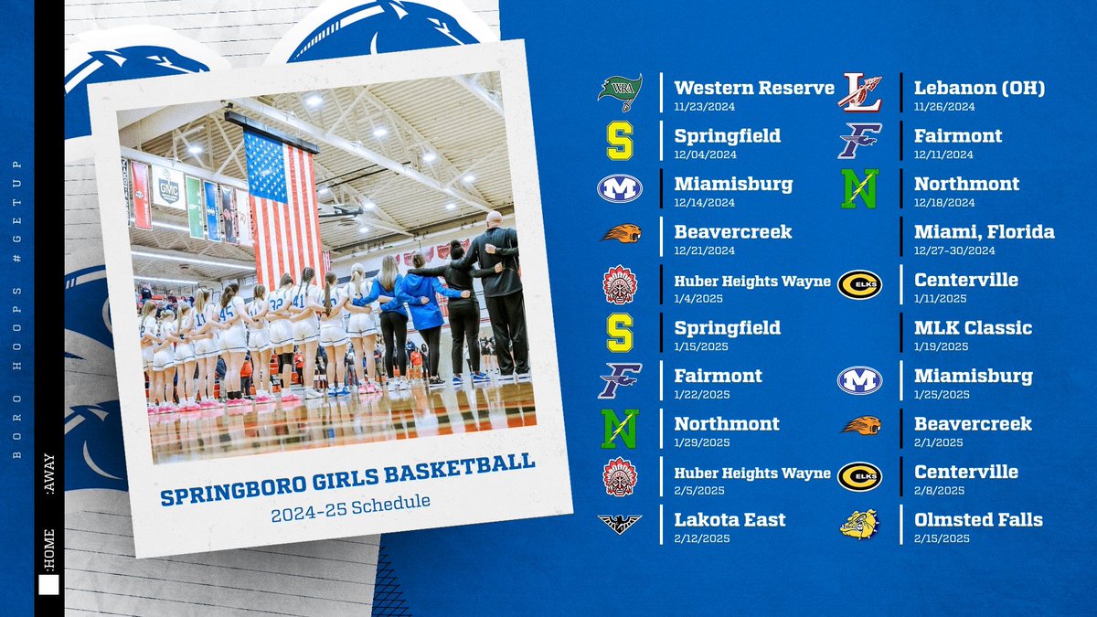 🚨Schedule Release🚨
2️⃣0️⃣2️⃣4️⃣-2️⃣0️⃣2️⃣5️⃣
🏀🏀🏀🏀🏀🏀🏀🏀
🔥🔥🔥🔥🔥🔥🔥🔥
#GetUp #ComingInHot