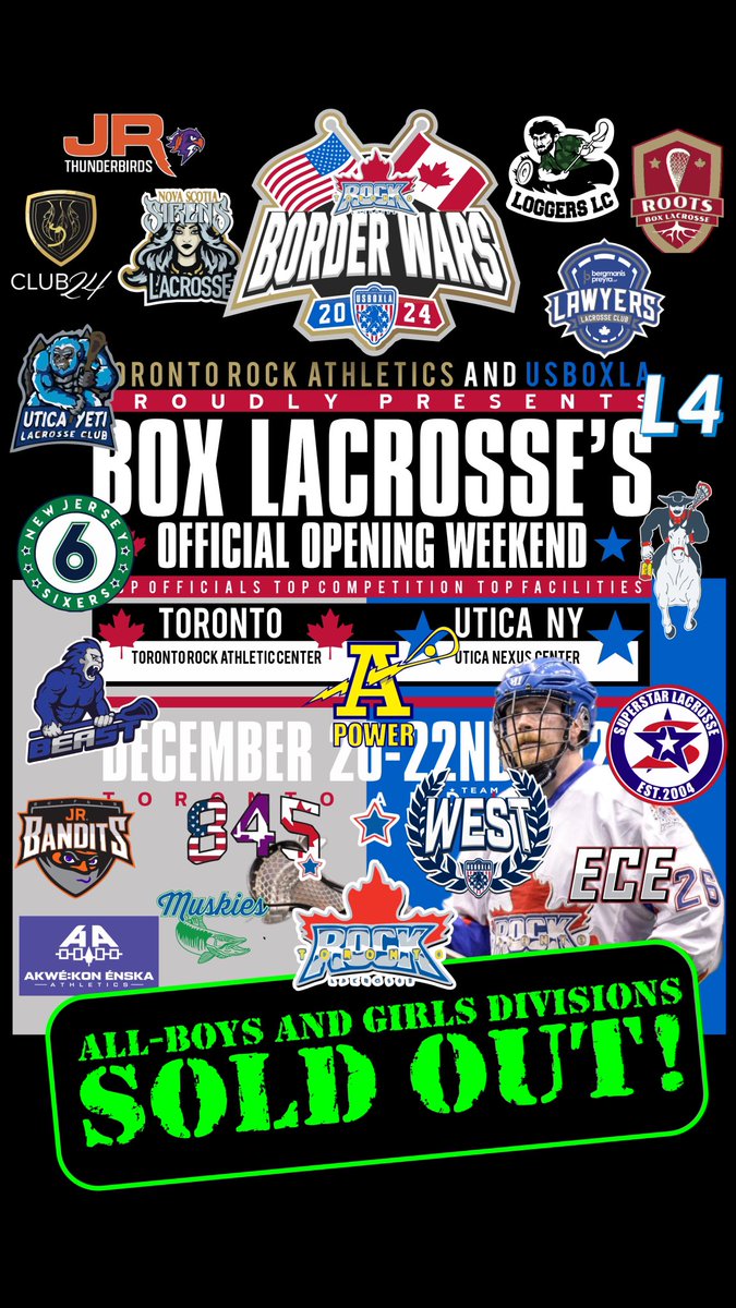 USBOXLA's tweet photo. USBOXLA @TRACAthletics BORDER WARS
🇺🇸🇨🇦📦🥍

SOLD OUT
https://t.co/9AZiWmpm8Z

#usboxla #borderwars #torontorock https://t.co/kSclWU4WRE
