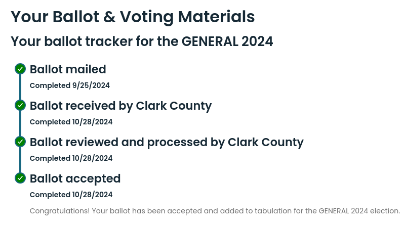 Saeris's tweet image. I may be living outside the US at the moment, but that did not keep me from voting! Picked up my ballot early before I left and my partner delivered both of ours last weekend.
If I can do my part to elect Harris/Walz and defend democracy, you can too! GO VOTE!