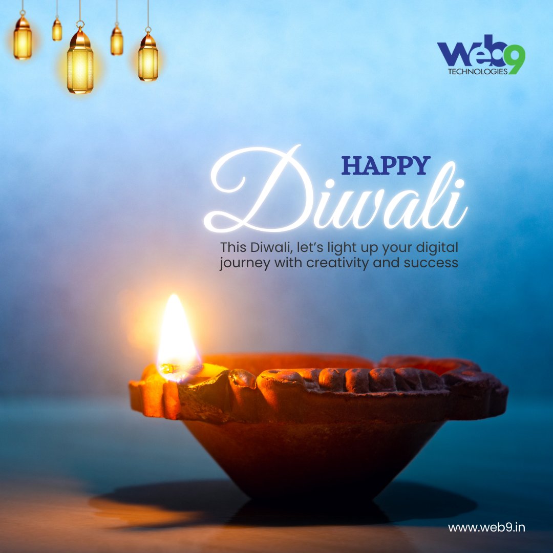 web9tech's tweet image. ✨ Happy Diwali from Web9 Technologies ✨

This Diwali, let’s light up your digital journey with creativity and success. Web9 Technologies wishes you and your loved ones a joyous Diwali filled with happiness, prosperity, and endless growth.
#happydiwali #Web9Technologies