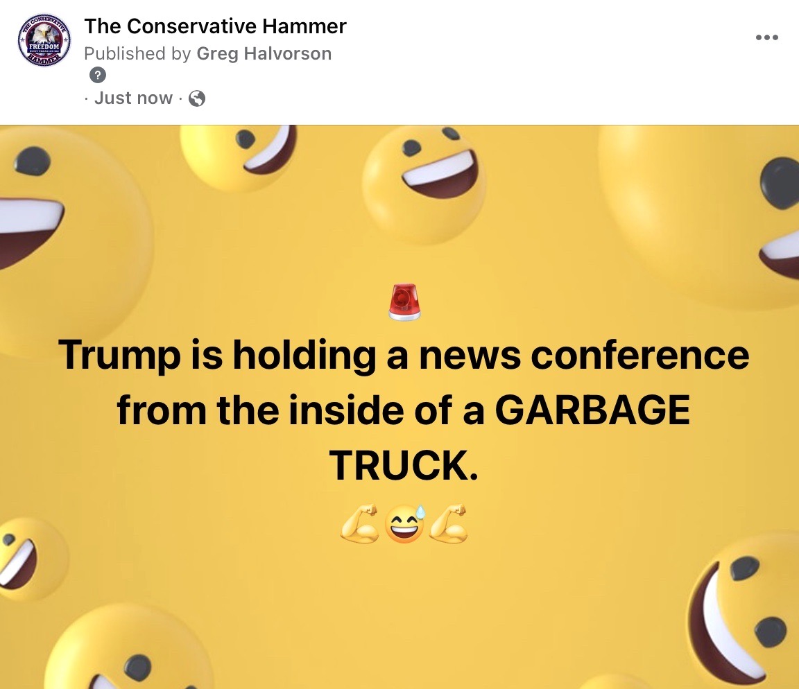 GHalv's tweet image. Lol… EPIC! 😆 

#Garbage #Garbagegate #GarbageVoter #MAGA