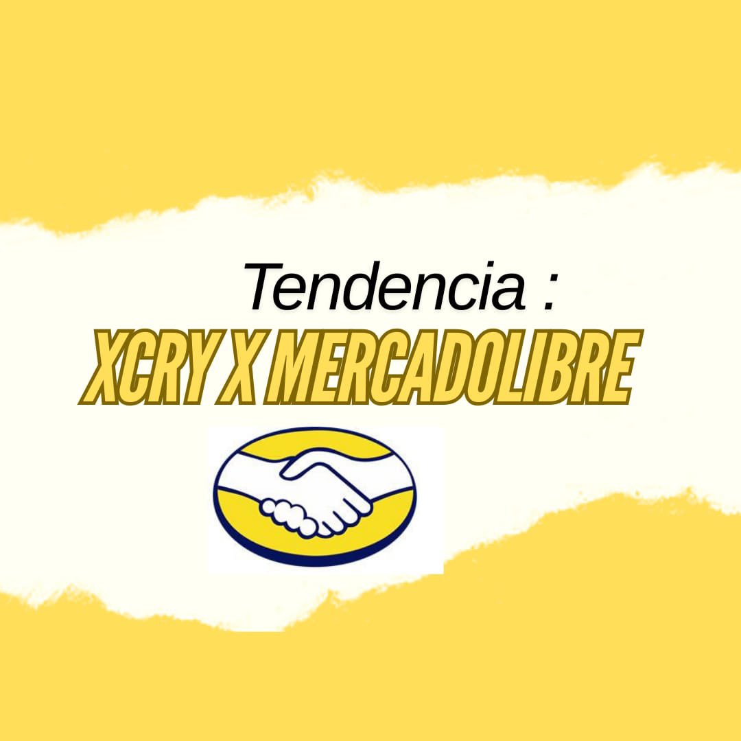 xcryguate's tweet photo. Iniciamos tendencia XCRY X MERCADOLIBRE
 ¿qué te gustaría comprar con el código de descuento de XCry? https://t.co/hK7hiNIY6u