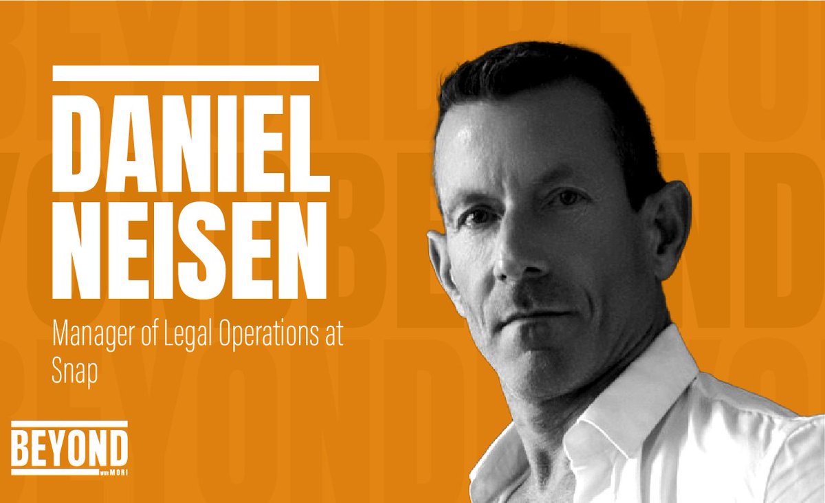 InfiniGlobe's tweet photo. Daniel Neisen, Manager of Legal Operations at Snap, shares his journey in building a data-driven approach within the legal department. Check out this new episode of #BeyondWithMori:
https://t.co/04U7VZoH5n

#InfiniGlobe #LegalTech #DataAnalytics #LegalOperations #KPIs https://t.co/s8oxKoGERw