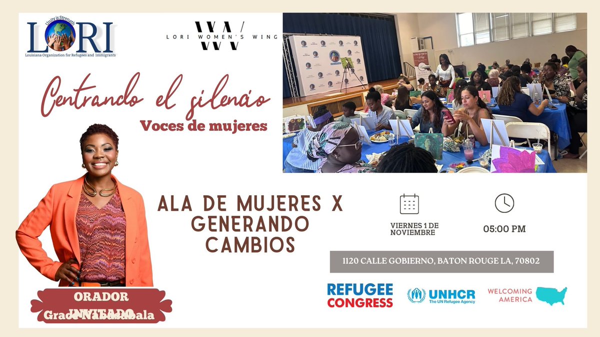 LoriUSA_'s tweet image. Join Us for a Transformative Evening! 🌟  

We’re excited to host “Centering the Silent Voices of Women🤗

Let’s come together to spark change and uplift women’s voices. Don’t miss out!  

#WomensWing #sparkingchange #batonrougeevents #women #community #loricares