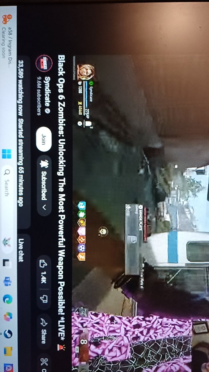 Watching <a href="/Syndicate/">Tom</a> on his live stream on the front page of YouTube