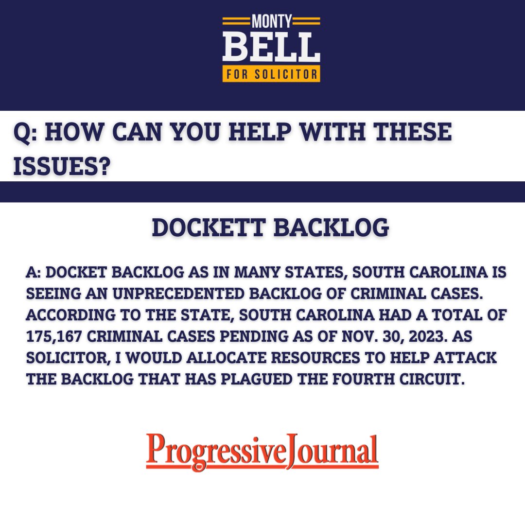 MontybellforSC's tweet photo. Read my full Progressive Candidate Questionnaire in Progressive Journal for more answers. The link to the questionnaire can be found in our bio. 

#MontyForSolicitor #DarlingtonCounty #DillionCounty #ChesterfieldCounty #MarlboroCounty #scvotes https://t.co/kdUeSwehXr