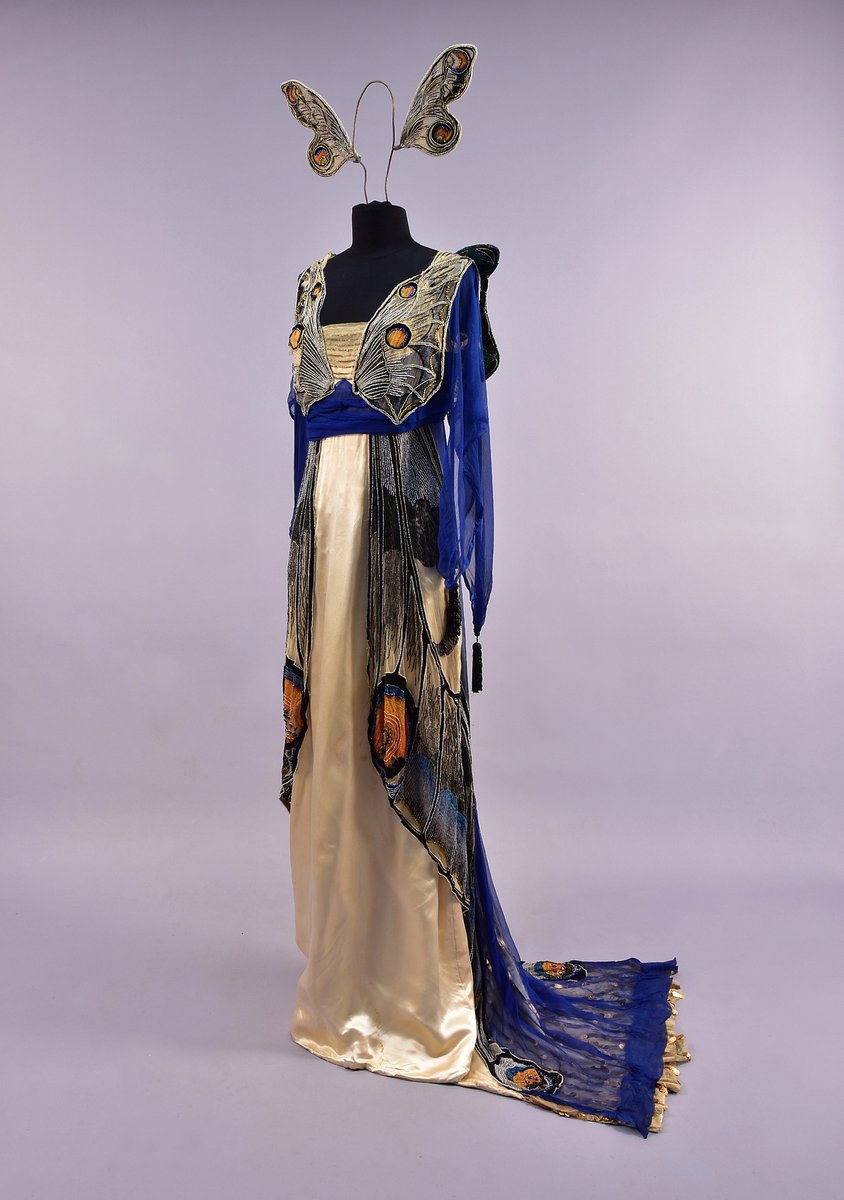 wikivictorian's tweet image. Butterfly fancy dress costume by House of Worth, 1912. Whitaker Auctions.