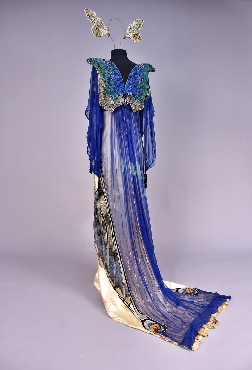 wikivictorian's tweet image. Butterfly fancy dress costume by House of Worth, 1912. Whitaker Auctions.
