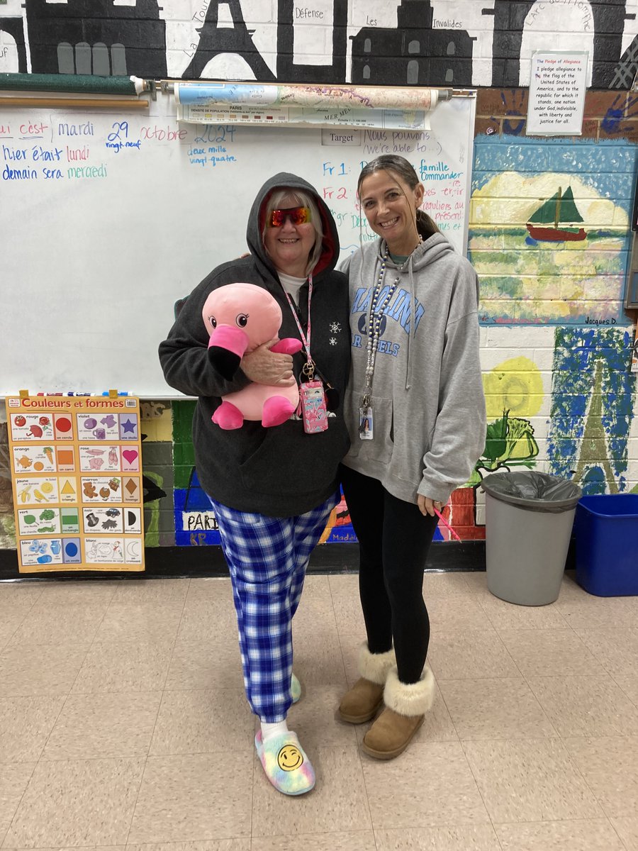 Dress like a student day <a href="/CulbrethCougars/">Culbreth Middle School</a> quote of the day- Student, "Mrs. York we do NOT dress like that!" Me- "Ok, let's walk over to this mirror..." Student: "Oh..."
Laughter in the halls all day long!
CougarPrideUNIFIED.