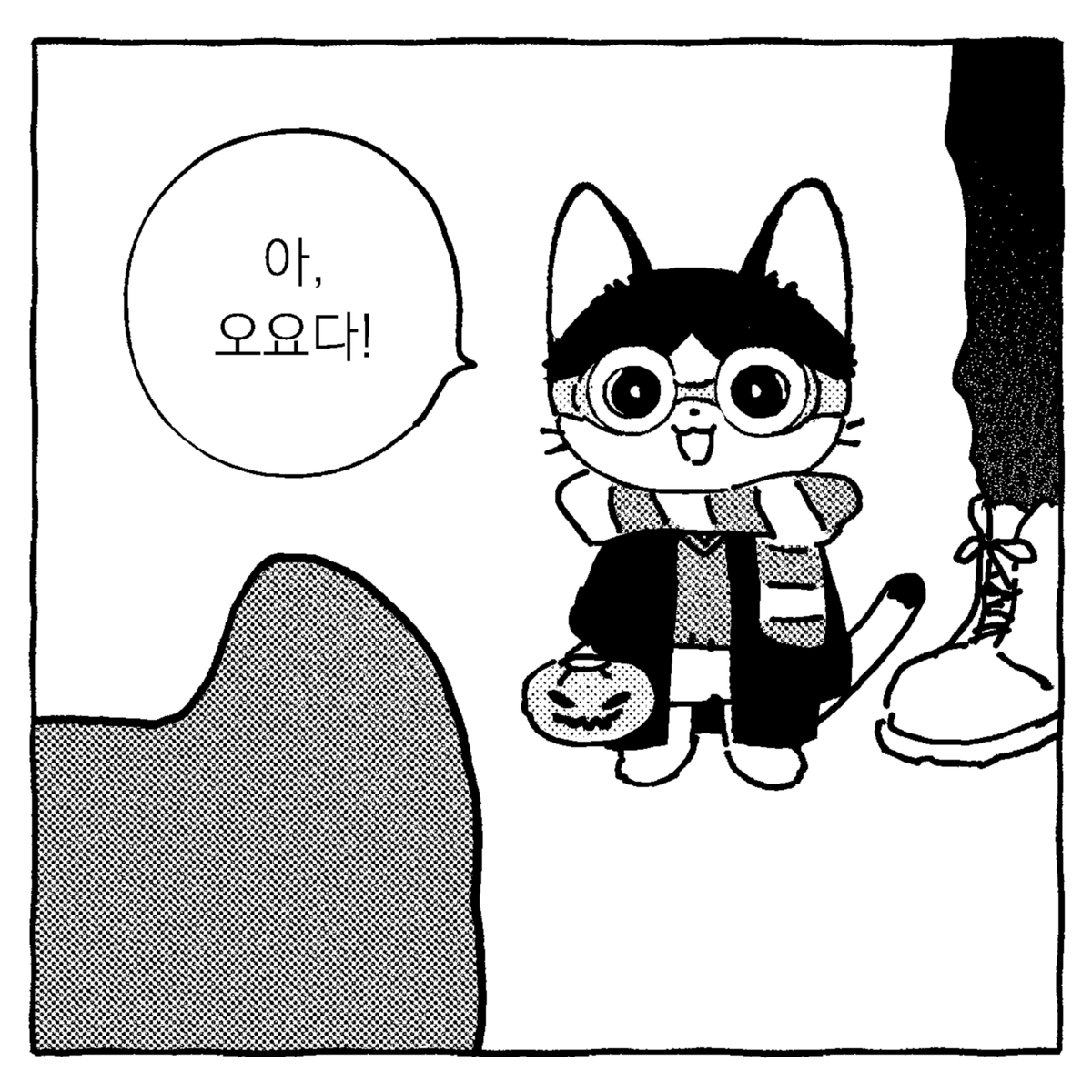 nyanlami's tweet photo. 🐈‍⬛해피 할로윈🎃 (1/3) https://t.co/KeOvVjtrKG