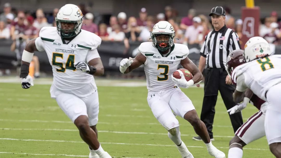 After a great talk with <a href="/AJ_Hopp/">AJ Hopp</a> I’m blessed to recieve an offer from <a href="/LionUpFootball/">Southeastern Football</a> 
<a href="/coachfleming17/">Coach Fleming</a>