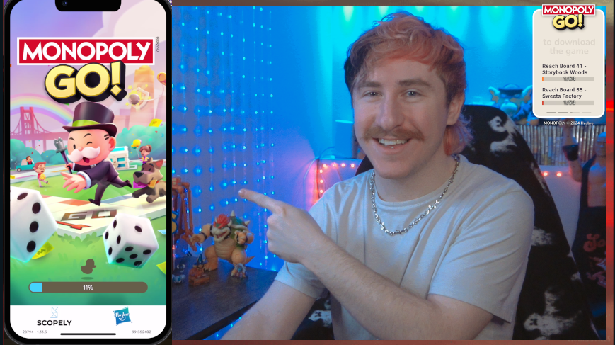 mblissTV's tweet photo. thank you SO much to @MonopolyGO for sponsoring tonight's stream!

brand new mobile players: come play with us using my link and help support my channel: https://t.co/7xvYBGUt6T #ad https://t.co/gduzno9Zr8