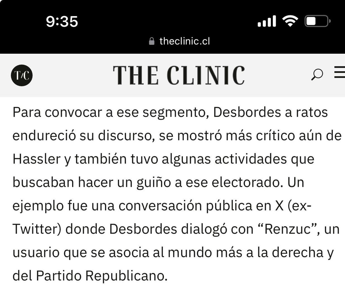 Partido del Orden 🇨🇱 tweet media