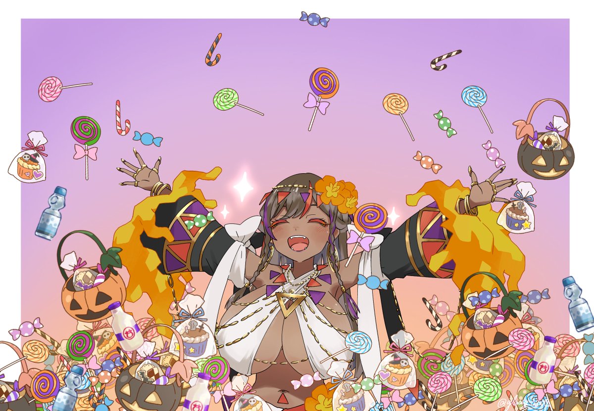 ハッピーハロウィン！！🍭🍬🍫🎃
お菓子くれないとじわれしちゃうぞ！！🍣🐟