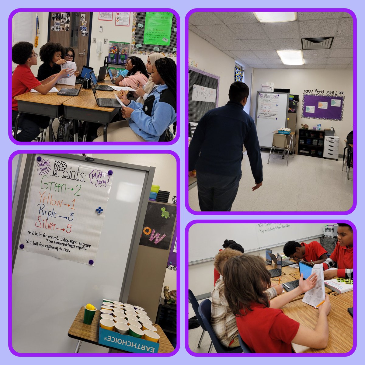 themrsswallow's tweet photo. They should be more than ready for their CBA2 tomorrow. I'm hoping for a treat with no tricks. Fun times in math class! #MathPong #Connect4 @LMS_Lumberjacks @MabralovesMath @LizL0vesMath @ansil_howard @MCArreola21 @PeralesIda https://t.co/yj7AjRJ821