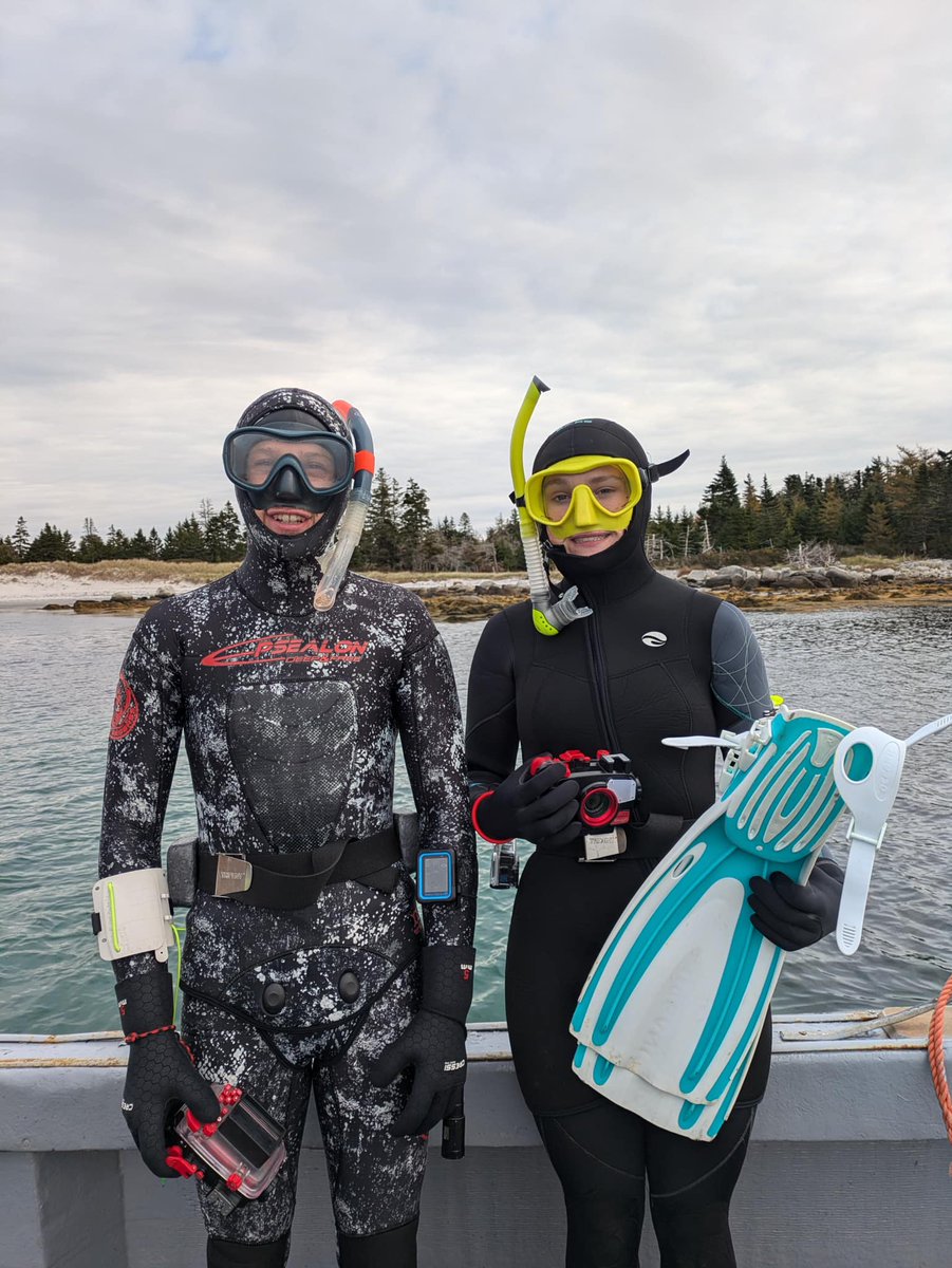 The days might be getting shorter and the water might be getting colder, but our team of Conservation Freedivers are still going strong. Back in the water today for an awesome dive. 🌊