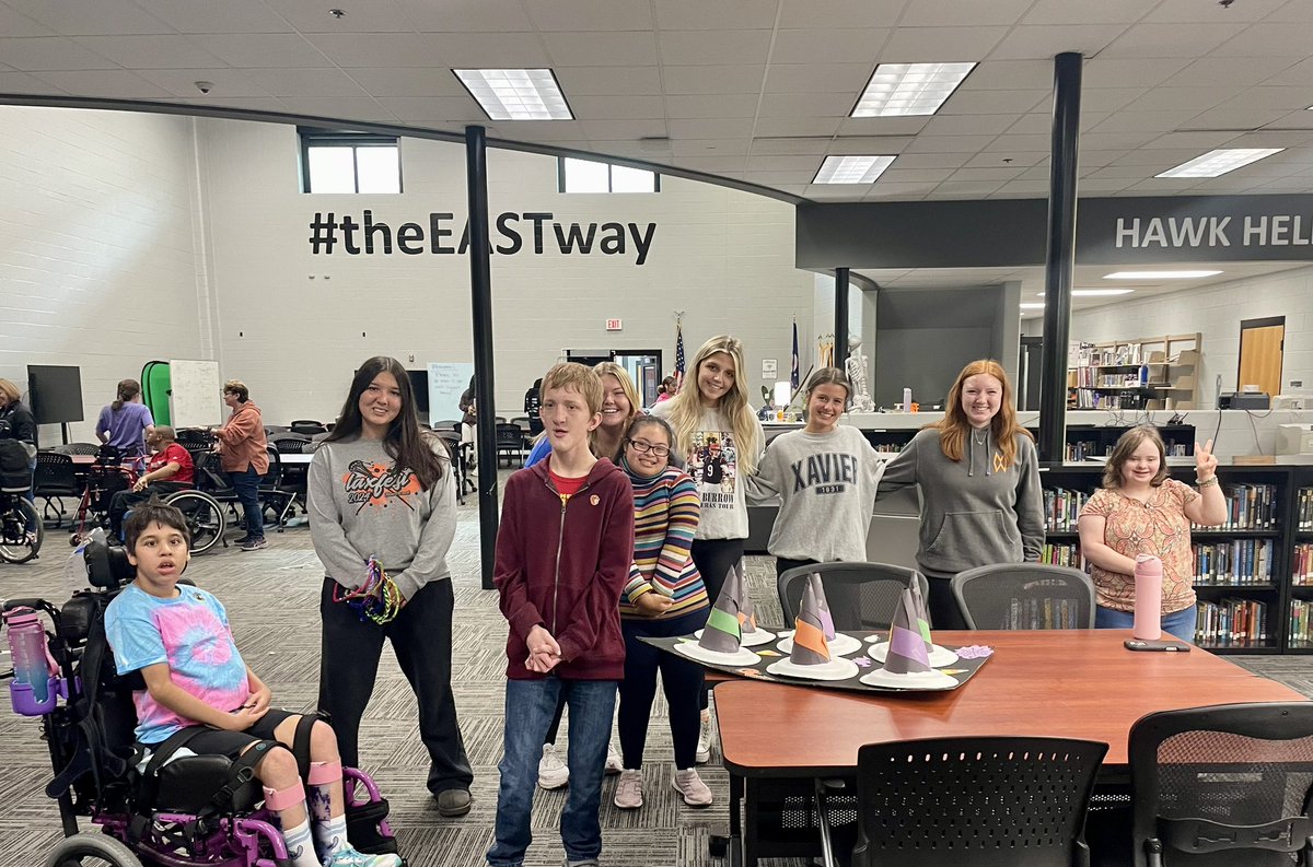 Thank you ASL4 and <a href="/JSteachASL/">Jessica Garrett Snyder</a> for inviting us to join in on a Halloween game period. We loved the social interactions, games, and craft! Your students always are so kind and inclusive! So grateful for your all your students and their amazing hearts! <a href="/EAST_HAWKS/">Lakota East High</a> <a href="/LakotaDistrict/">LakotaLocalSchools</a>