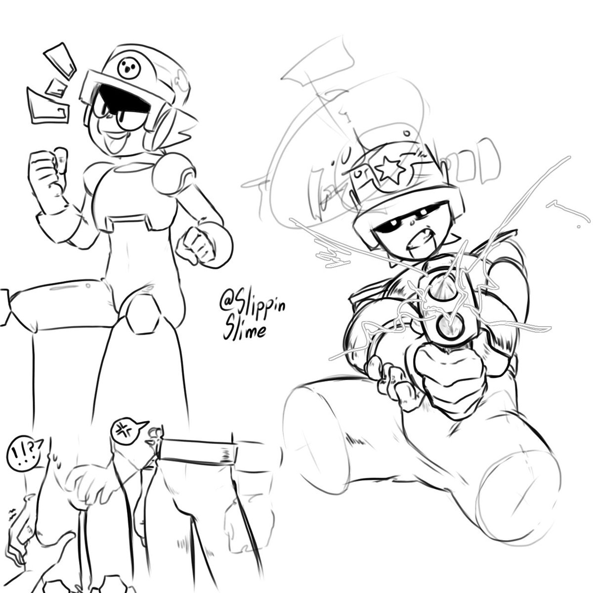 SlippinSlime's tweet photo. Totally not an excuse to draw their thighs...

#BrawlStars #BrawlStarsArt #brawlstarsfanart #brawlstarslarry #brawlstarslawrie https://t.co/280AhQYqxE