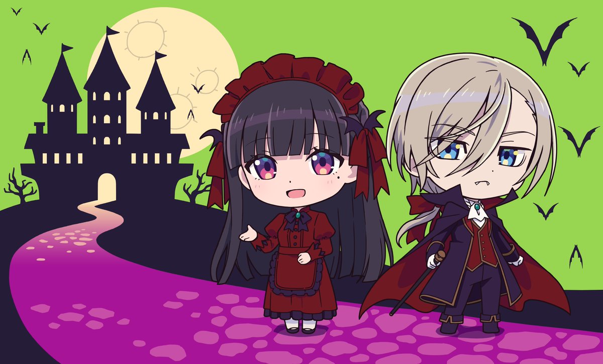 "My Happy Marriage" new halloween chibi visual