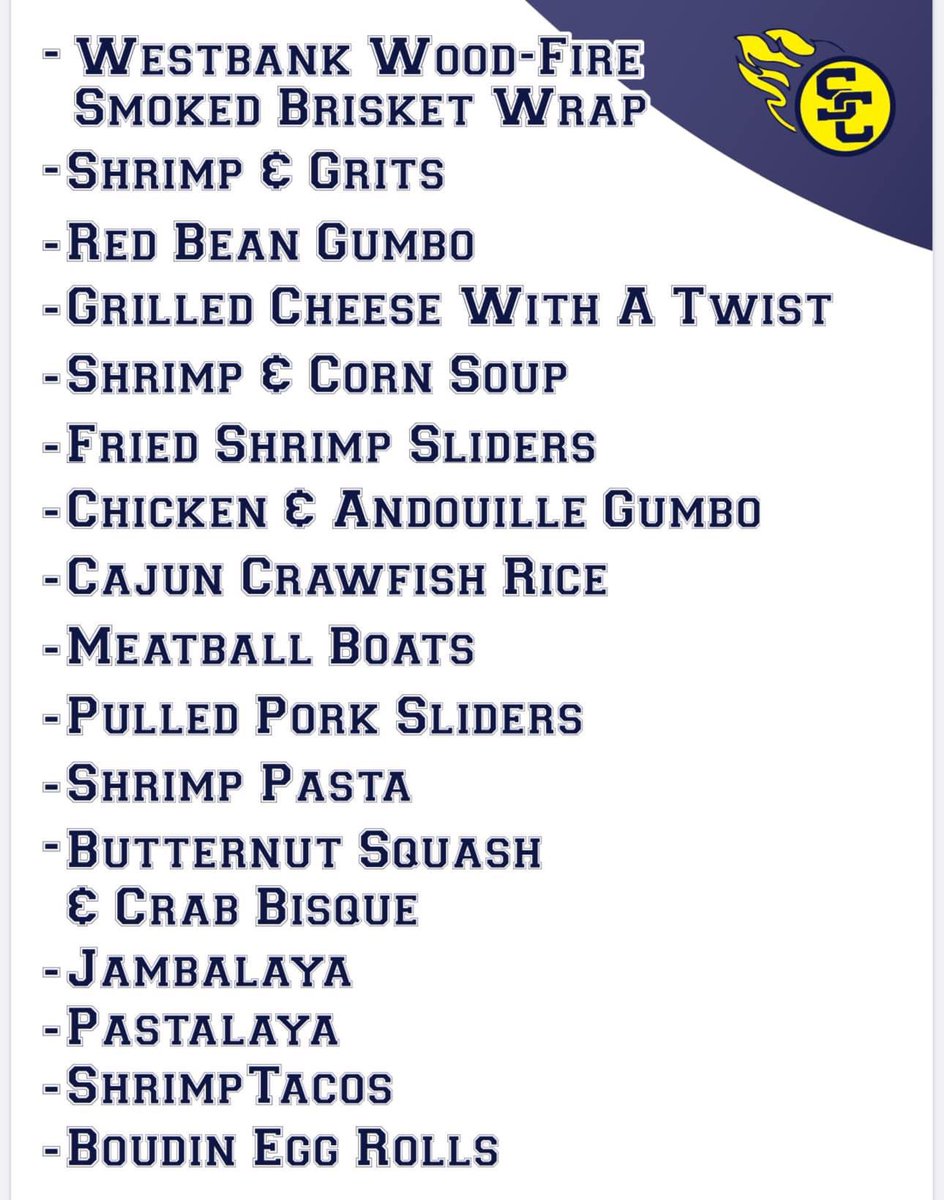 scc_hs's tweet photo. ⭐️Come Home, Comets!⭐️
Friday is SCC’s Homecoming Night! Gates open at 4 pm. Everyone is invited to come out early &amp; enjoy delicious food at our Alumni Cook-Off and live music!🎶 @SCC_Comets 
Try one dish for $6 a bowl or grab a four-bowl taster for $10. #alumni #homecoming2024⭐️ https://t.co/x0tdPY9WSD