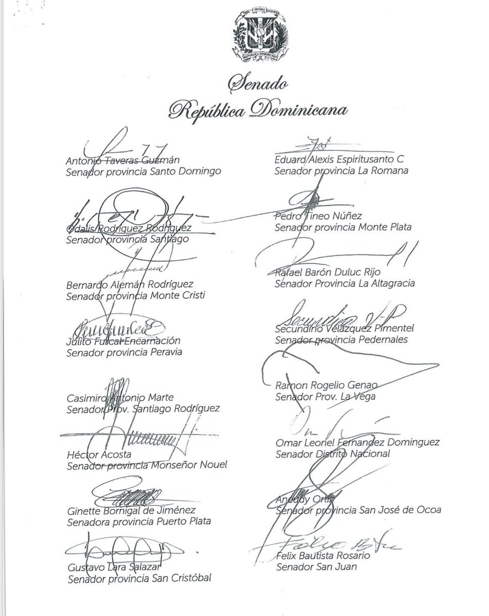avictoria_yeb's tweet photo. Tras nuestro llamado en la sesión de ayer, hoy hemos acudido al Ministerio de Relaciones Exteriores para depositar las dos cartas firmadas por los 32 senadores de la república. En ellas, explicamos la situación que viven los dominicanos al solicitar visado en el Consulado de España. 🇩🇴✈️🇪🇸

💬 Seguimos trabajando y levantando nuestra voz para que nuestra gente sea escuchada y tratada con respeto en sus gestiones consulares.