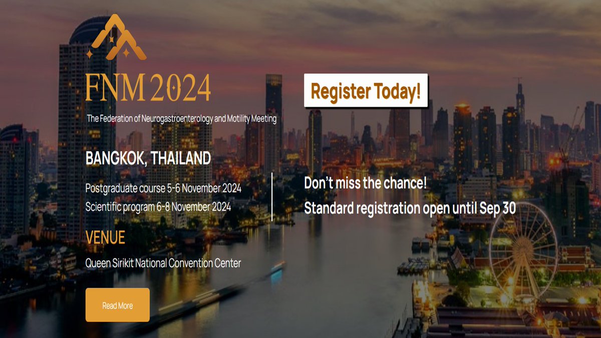 MLarauche's tweet photo. Excited to attend #FNM2024 in  Bangkok and looking forward to speaking about "Stress as a modulator of  gut neural signaling" in the "Novel Therapeutic Targets in  Neurogastroenterology and Motility" session on Friday Nov 8, 2024 @UCLAGIHep https://t.co/WvvloO0jFg