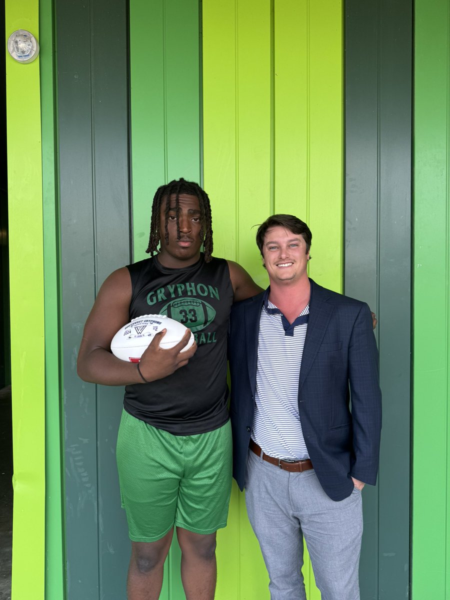 Congratulations to our Farm Bureau Gryphon Players of the week for the first 6 weeks of the season.
Week 1 - Jaysean Robinson 
Week 2 - Montrell Martin
Week 3 - Chase Forte
Week 4 - Kevin Williams
Week 5 - Logan White
Week 6 - Treshioun Nelson